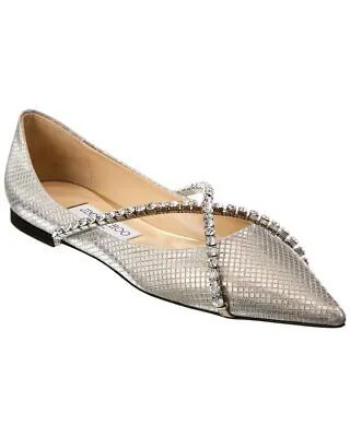 Кожаные женские туфли на плоской подошве Jimmy Choo Genevi