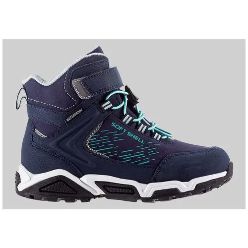 Ботинки Kakadu, демисезон/зима, на липучках, мембранные, размер 29, синий