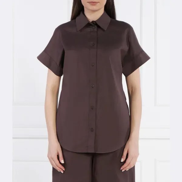 Рубашка Orian стандартного кроя Max Mara, коричневый
