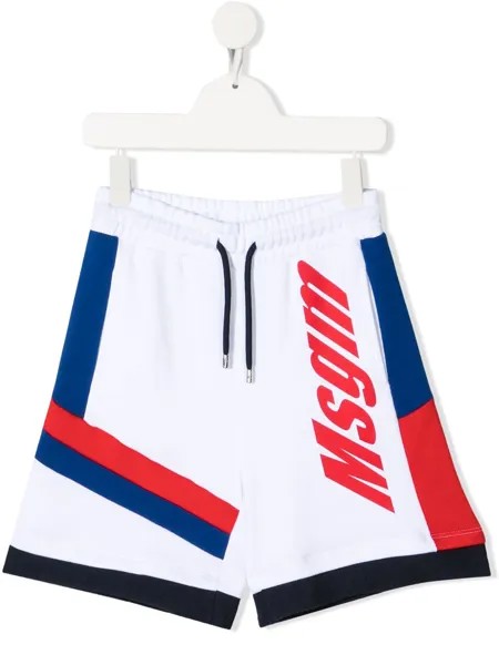 MSGM Kids рубашка с логотипом
