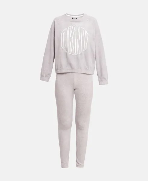 Пижама DKNY, светло-серый