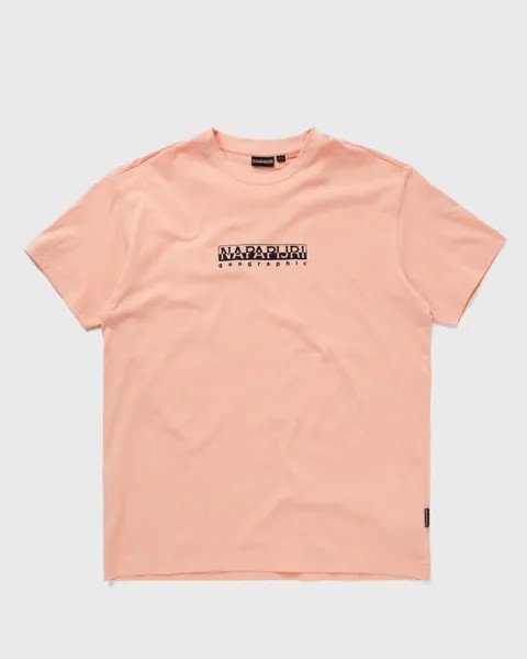 Футболка Napapijri S-Box S/S 4 Tee, цвет pink salmon
