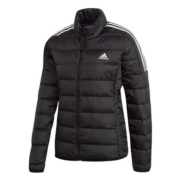 Куртка Essentials пуховик азиатские размеры Adidas, черный