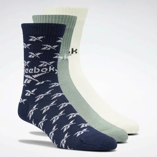 Носки 3 пары Reebok Classic Fo Crew Sock 3P S Унисекс