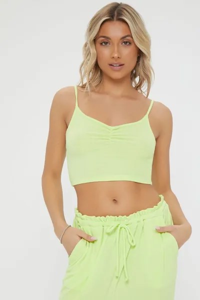 Укороченная рубашка-майка в рубчик Forever 21