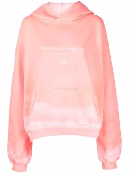 Alexander Wang garment-dyed logo hoodie