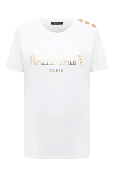 Хлопковая футболка Balmain