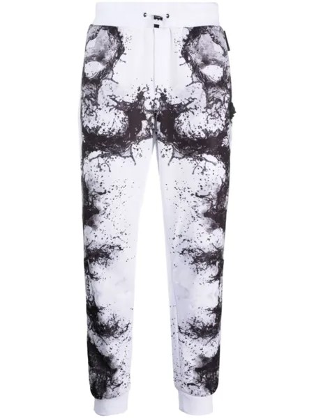 Plein Sport спортивные брюки Splash Extreme, белый