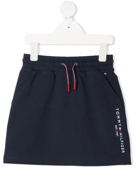 Tommy Hilfiger Junior юбка мини Essential с вышитым логотипом