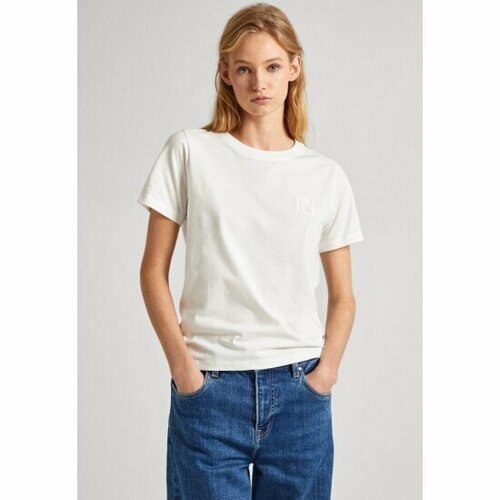 Футболка Pepe Jeans, размер 44/46, белый