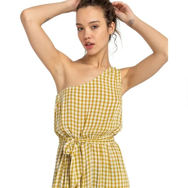 Платье Billabong Too Funky Sleveless Long, зеленый
