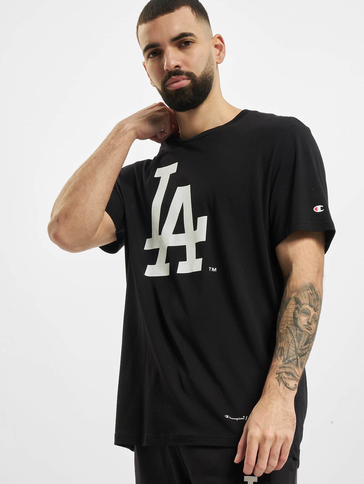 Футболка мужская Champion Legacy MLB Crewneck T-Shirt черная M