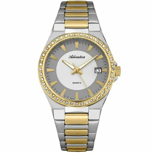 Наручные часы Adriatica Ladies 84071, золотой, серый