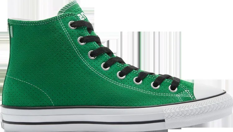 Кроссовки Converse Chuck Taylor All Star Pro High Perforated Suede - Green, зеленый