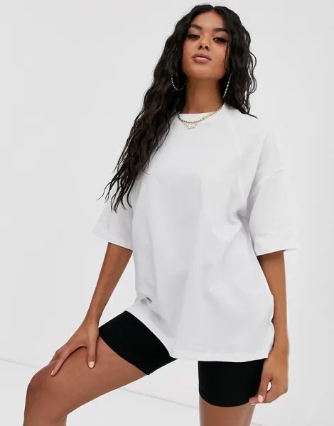 Белая oversize-футболка ASOS DESIGN-Белый