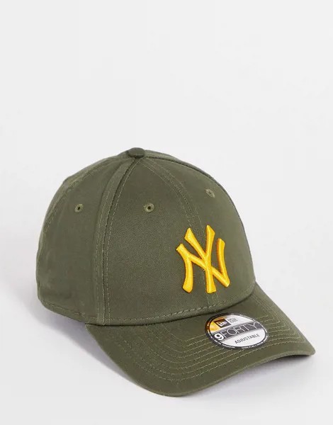Зеленая кепка New Era 9forty-Зеленый цвет