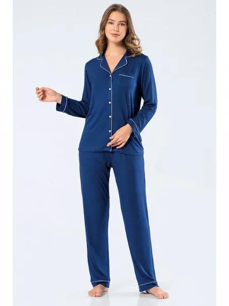 Пижама женская Turen 3359 синяя XL