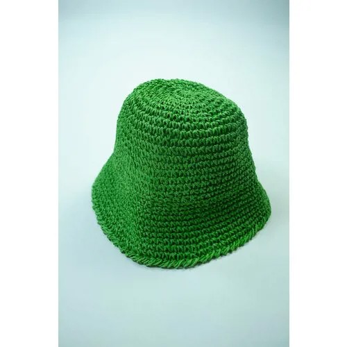 Соломенная шляпа мягкой формы Carolon из рафии, зеленый цвет, 56/58 размер