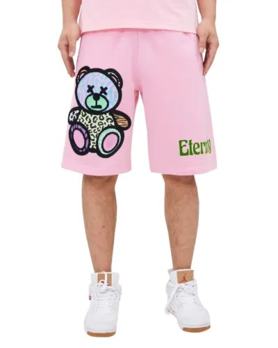Розовые шорты с принтом медведя Eternity BC/AD - S