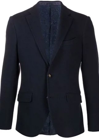 ETRO пиджак с длинными рукавами и карманами