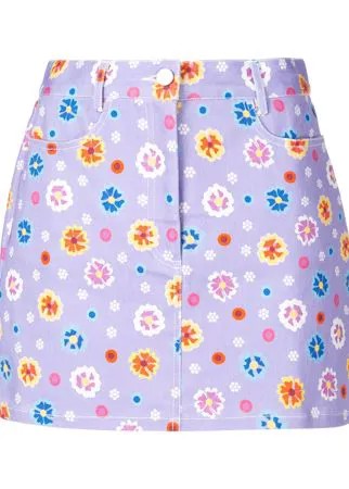 Lhd А-образная юбка с цветочным принтом
