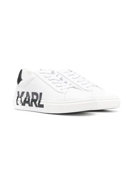 Karl Lagerfeld Kids кроссовки с логотипом