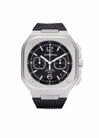 Bell & Ross наручные часы BR 05 Chono Black Steel 42 мм