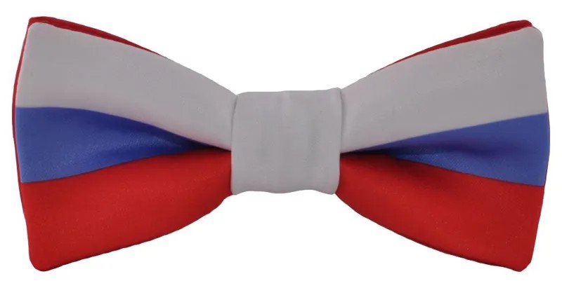 Галстук-бабочка мужской 2beMan GB318 бело-синий