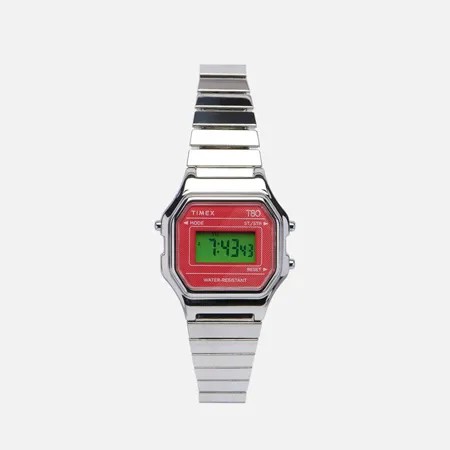 Наручные часы Timex T80 Mini, цвет серебряный