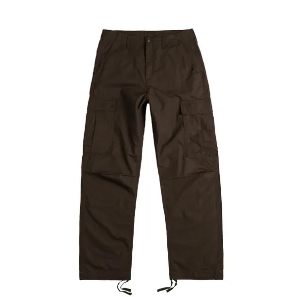 Брюки Carhartt Wip Regular Cargo Pant Carhartt WIP, цвет tobacco rinsed