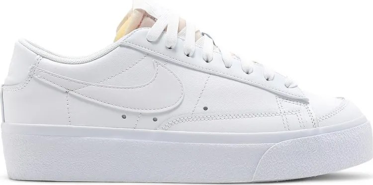 Кроссовки Nike Wmns Blazer Low 'Triple White', белый