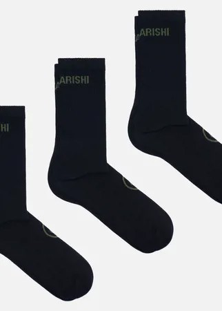 Комплект носков maharishi Miltype Tabi 3-Pack, цвет чёрный, размер 41-45 EU