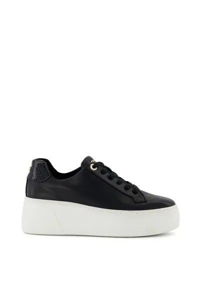 Кроссовки 'Episode' Leather Trainers Dune London, черный