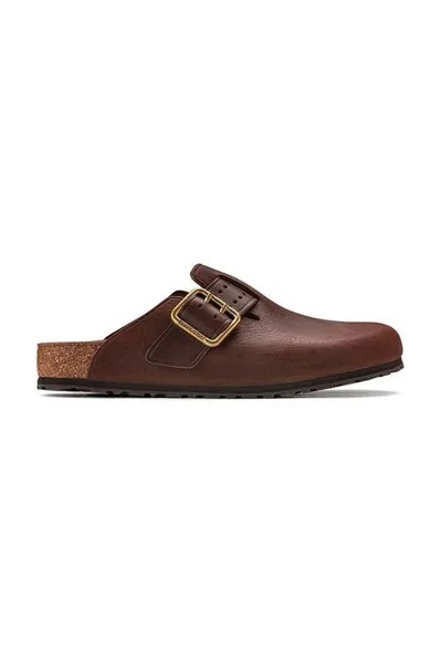 Кожаные шлепанцы Boston Bold Gap Birkenstock, коричневый