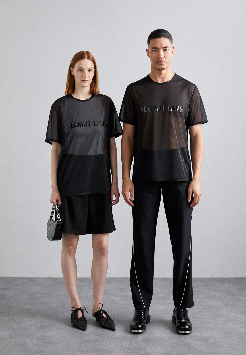 Блуза LOGO TEE UNISEX Helmut Lang, черный