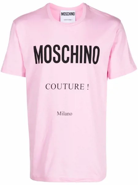 Moschino футболка с логотипом