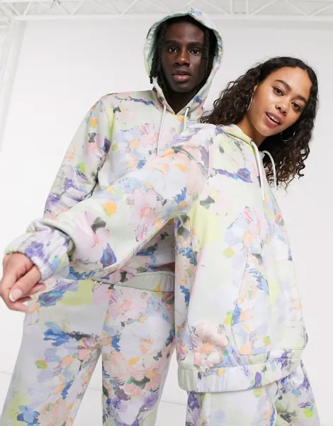 Худи от комплекта с цветочным принтом ASOS DESIGN x glaad& unisex-Мульти