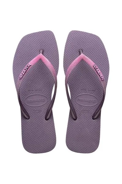 Шлепанцы SQUARE GLITTER Havaianas, фиолетовый