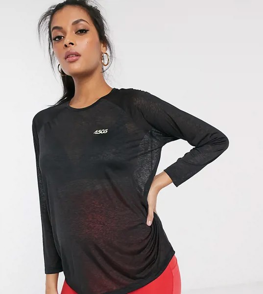 Лонгслив ASOS 4505 Maternity-Черный