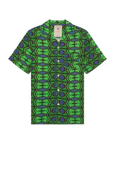 Рубашка OAS Emerald Blues Viscose, зеленый