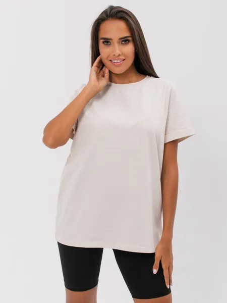 Футболка женская CHIC&CHARISMA uz100330 бежевая XL