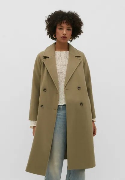 Тренч Soft-Touch Stradivarius, хаки