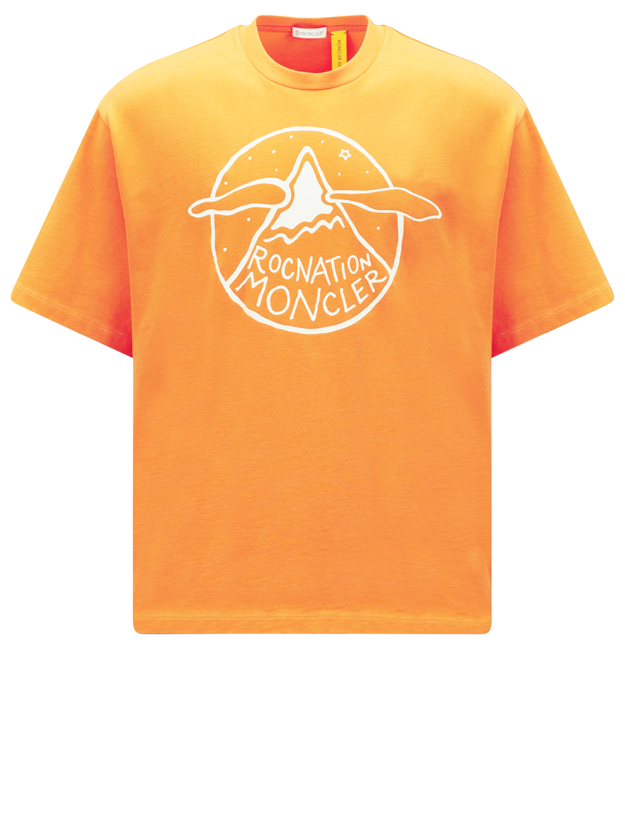 Футболка Moncler Logo, оранжевый