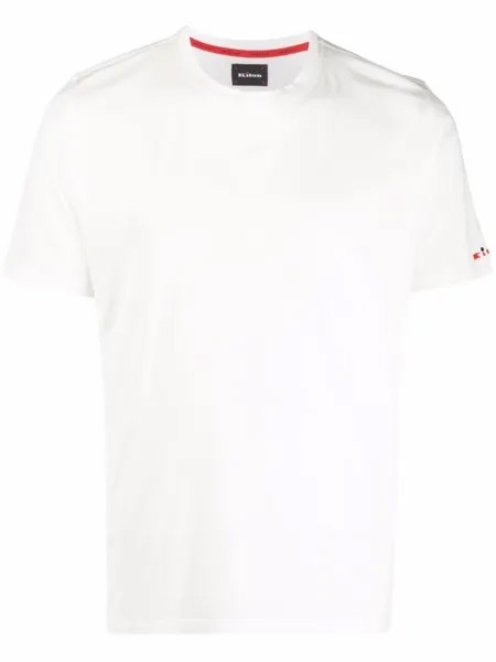 Kiton однотонная футболка, белый