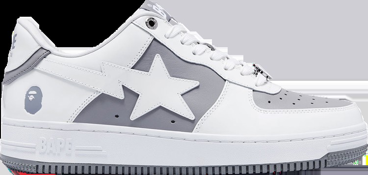 Кроссовки Bapesta #6 'Patent Leather Pack - Grey', серый