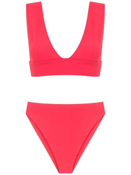 Isolda бикини Vermelho с завышенной талией, красный