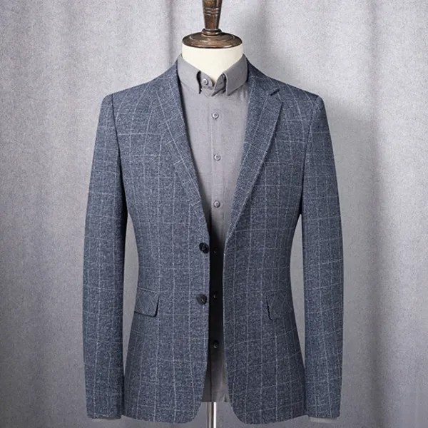 Новинка 2022, мужская версия костюма, профессиональная деловая официальная куртка, приталенный Повседневный маленький костюм, куртка