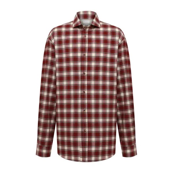 Хлопковая рубашка Brunello Cucinelli
