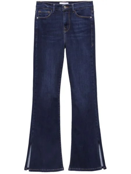 FRAME расклешенные джинсы Le Mini Boot Slit, синий
