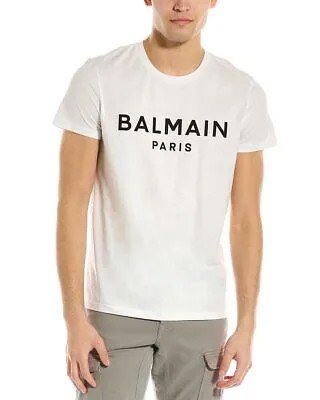 Мужская футболка с логотипом Balmain